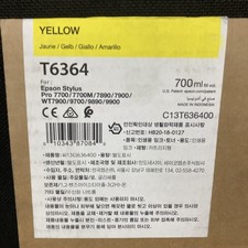 Epson T6364 Yellow 700ml Ink picture