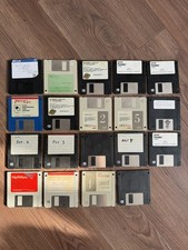 Lot of 19 Vintage Floppy Disks 3.5” & 5.25” Retro Computer Untested picture