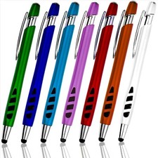Lightweight 2 in 1 Stylus Pen with Rubber Grip - Perfect for Tablets and Phones picture