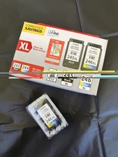 Canon PG-245XL Black & (2)CL-246XLColor Ink Cartridge Set 8278B005 Genuine New picture