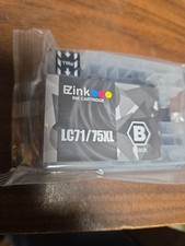 EzInk LC71/75XL Black Ink Cartridge for Brother Printers – New, Sealed picture