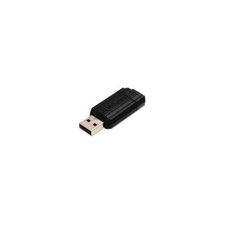 VERBATIM 49071 128GB PinStripe USB Flash Drive - Black (Z) picture