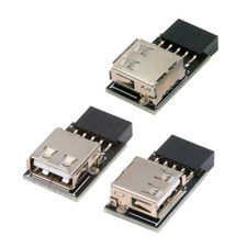 3pcs/set 9Pin 10Pin Front Panel Header Female to Single USB 2.0 Female Adapter picture