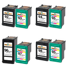 Ink Cartridge Fits HP 92 HP 93 HP 94 HP 95 HP 96 HP 98 Black Color HP Printers picture