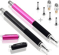 (2 Pcs)[2 in 1 Precision Series] Disc Stylus/Styli for All Touch Screen Devic... picture