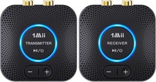 1Mii 2.4GHz Wireless Audio Transmitter Receiver Set (1 TX+1 RX) for TV picture