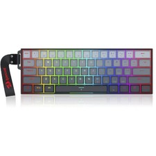 Red Dragon K617 FIZZ 60% Gaming Keyboard 61 Keys Rapid Trigger K617GGB-RGB-MP-SE picture