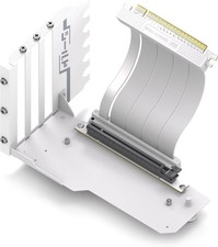 EZDIY-FAB Shield Vertical GPU Mount, 115mm PCIe 4.0 Riser Cable, White picture