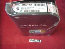 Microsoft Windows Vista Ultimate Full w/SP1 32 Bit & 64 Bit DVD =NEW SEALED BOX= picture