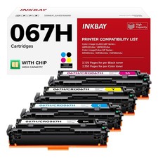 067H 067 Toner Cartridge Set 4-Pack MF656Cdw MF654Cdw High Yield Replacement picture
