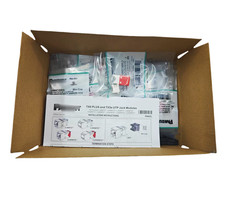 NEW Panduit Giga TX RED Cat6 Network jack CJ688TGRD SET OF 50 picture