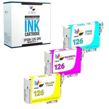 3X CMYi Replacement 126 Color Ink Cartridges for Epson Workforce 435 545 630 635 picture