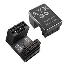 12VHPWR 180 Degree Angled Adapter: Aluminum ATX 3.0 16 Pin GPU Power Connecto... picture