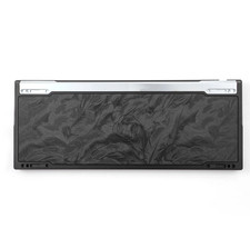 60% Mechanical Keyboard CNC milled metal case with feather engraving for gh60 picture