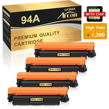 2/4PK CF294A 94A Toner Cartridge Fits For HP LaserJet Pro M118dw M148dw M149 lot picture