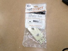 Lot of 10 Hubbell NS783I NetSelect Decorator Frame F-Con & Jack, 6POS 4CON Ivory picture