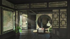 Landscape 2d moescape chinese architecture art interior Custom Gaming Mat Desk picture