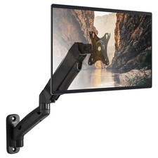 Mount-It Monitor Wall Mount Arm | VESA Wall Mount Monitor Arm | Full Motion Gas picture