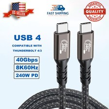 USB 4.0 Data Cable 8K Display 240W Fast Charging 40Gbps TB 4/3 Compatible TYPE-C picture