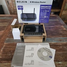 Belkin N Wireless Router DSL Modem F5D8233-4 Ver 1000 Pre-owned Clean Nice picture