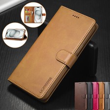 Luxury Leather Flip Wallet Cover Case For 16 15 14 13 12 11 Pro Max 7 8 16E XR picture
