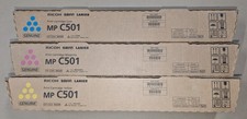 Genuine Set of 3 Ricoh MP C501 842244/45/46 CMY Toners Ricoh/Savin/Lanier MP picture
