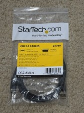 Startech.com USB-C to Mini-USB Cable - M/M 2 m (6 ft)  USB 2.0 - #USB2CMB2M NEW picture