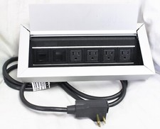 LOT OF 2 BYRNE BE02511-4-2-Z08-72 ELLORA B 6-PORT POWER DATA UNIT- Parts Only picture