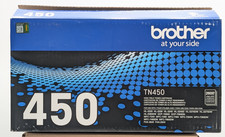 Brother TN450 High Yield Black Toner Cartridge OEM Genuine Open Box Factory Seal picture
