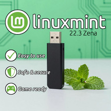 Linux Mint 22.3 'Zena' | Bootable/Live USB Installer | LATEST VERSION picture