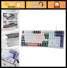 Wired RGB Gaming Keyboard 108-Key Hot-Swap, Extra 4 Programmable Hotkeys picture