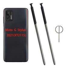 2 Pcs for Moto G Stylus 2021 Pen Replacement LCD Touch Part Aurora Black  picture