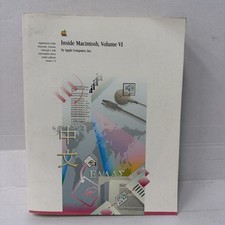 Vintage Inside Macintosh, Volume VI Apple Manual 1991, Heavy Thick  Paperback picture