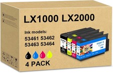 4 Pack LX1000 LX2000 Ink Cartridges for Primera 53461 53462 53463 53464 र picture