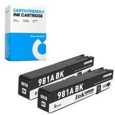 2-Pack OSI Compatible 981A Black Ink fits HP PageWide Enterprise Color 556xh picture