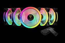 GAMDIAS AEOLUS M2-1205R 120mm ARGB Gaming Cooling Fans 1500RPM w/ Remote picture