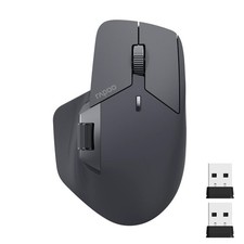 Rapoo MT760L MT760M Wireless Mouse Rechargeable 4000 DPI Bluetooth Multi-Device picture