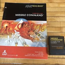 Atari 400 800 Missile Command CXL4012 with manual picture