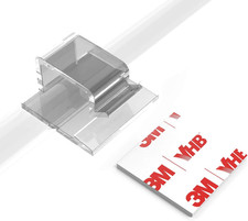 Cable Clips with Self-Adhesive R Shape Cable Management 40 Pcs Clear for Wires picture