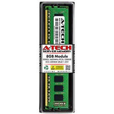 8GB PC3-12800E ECC UDIMM (Replacement for Micron MT18KSF1G72AZ-1G6E1) Memory RAM picture