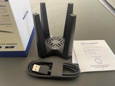 WAVLINK AX5400 USB3.0 WiFi 6E Adapter for Desktop PC Triple-Band Soft AP & WiFi picture