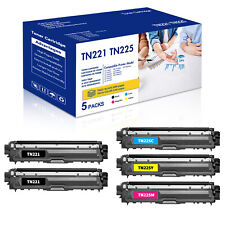 5PK Color TN225 TN221 Toner For Brother TN-225 HL-3140CW HL-3150CDN HL-3170CDW picture