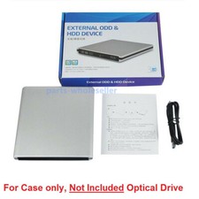 USB 3.0 SATA DVD Burner ODD HDD External Case Enclosure for 9.5mm Optical Drive picture