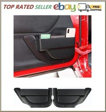 Front Door Storage Pockets for 2011-2018 Jeep Wrangler JK 2 PCS picture