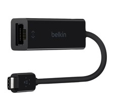 Belkin F2CU040 BLK USB-C to Gigabit Ethernet Adapter RJ-45 1000 Mbps New picture