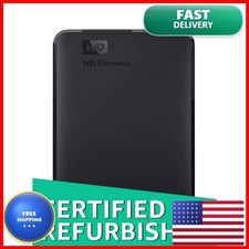 WD 2TB Elements Portable External Hard Drive USB 3.0 WDBUZG0020BBK-WESN Renewed picture