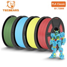 TECBEARS 4kg High Speed PLA Classic 3D Printer Filament 600mm/s 1.75mm No Bubble picture