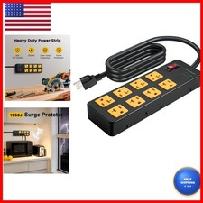 SURAIELEC 12 Gauge Heavy Duty Surge Protector Power Strip 6FT 8 Outlets picture