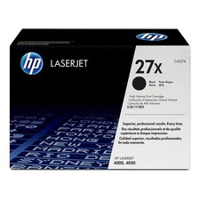 New Open Box HP 27X Black High Yield Toner Cartridge, C4127X picture
