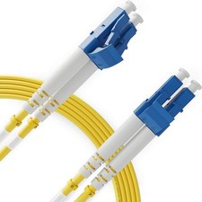 2m (6.56ft) LC to LC Fiber Patch Cable – UPC Single-Mode Duplex Fiber Optic Cabl picture